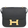 エルメス HERMES コンスタンス3 ミニ ミロワール ブラック ヴォーエプソン ショルダーバッグ ゴールド金具 黒 2025年製