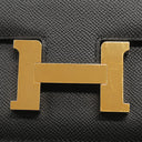 エルメス HERMES コンスタンス3 ミニ ミロワール ブラック ヴォーエプソン ショルダーバッグ ゴールド金具 黒 2025年製