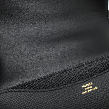 エルメス HERMES コンスタンス3 ミニ ミロワール ブラック ヴォーエプソン ショルダーバッグ ゴールド金具 黒 2025年製