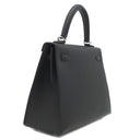 エルメス HERMES ケリー25 外縫い ブラック ヴォーエプソン 2WAYバッグ シルバー金具 新品 未使用 黒 2026年製