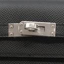 エルメス HERMES ケリー25 外縫い ブラック ヴォーエプソン 2WAYバッグ シルバー金具 新品 未使用 黒 2026年製