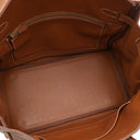 エルメス HERMES バーキン35 ゴールド トゴ ハンドバッグ ゴールド金具 茶