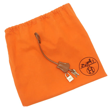 エルメス HERMES バーキン35 ゴールド トゴ ハンドバッグ ゴールド金具 茶
