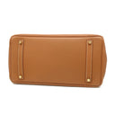 エルメス HERMES バーキン35 ゴールド トゴ ハンドバッグ ゴールド金具 茶
