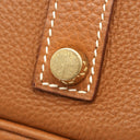 エルメス HERMES バーキン35 ゴールド トゴ ハンドバッグ ゴールド金具 茶
