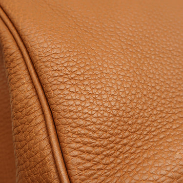 エルメス HERMES バーキン35 ゴールド トゴ ハンドバッグ ゴールド金具 茶