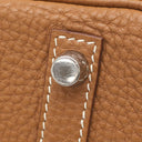 エルメス HERMES バーキン30 ゴールド トゴ ハンドバッグ シルバー金具 茶