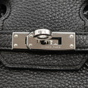 エルメス HERMES バーキン25 ブラック トゴ ハンドバッグ シルバー金具 黒