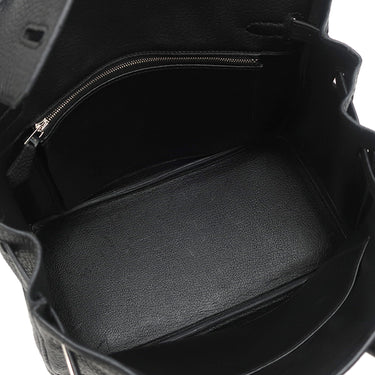 エルメス HERMES バーキン25 ブラック トゴ ハンドバッグ シルバー金具 黒
