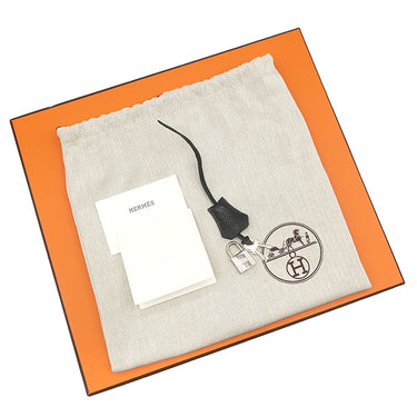 エルメス HERMES バーキン25 ブラック トゴ ハンドバッグ シルバー金具 黒