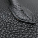 エルメス HERMES バーキン25 ブラック トゴ ハンドバッグ シルバー金具 黒