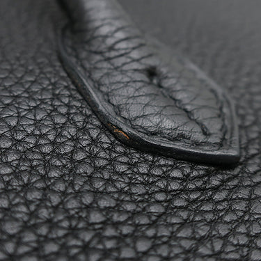 エルメス HERMES バーキン25 ブラック トゴ ハンドバッグ シルバー金具 黒