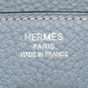 エルメス HERMES バーキン25 ブルーラン トゴ ハンドバッグ シルバー金具 青