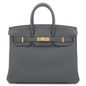 エルメス HERMES バーキン25 グリミスティ トゴ ハンドバッグ ゴールド金具 新品 未使用 グレー 2026年製