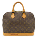 ルイヴィトン LOUIS VUITTON アルマ PM M51130 モノグラム モノグラムキャンバス ハンドバッグ ゴールド金具 茶 鍵・パドロック欠品