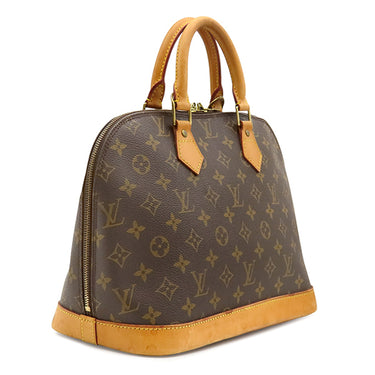ルイヴィトン LOUIS VUITTON アルマ PM M51130 モノグラム モノグラムキャンバス ハンドバッグ ゴールド金具 茶 鍵・パドロック欠品