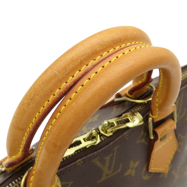 ルイヴィトン LOUIS VUITTON アルマ PM M51130 モノグラム モノグラムキャンバス ハンドバッグ ゴールド金具 茶 鍵・パドロック欠品