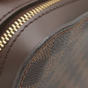 ルイヴィトン LOUIS VUITTON サンルイ N51993 ダミエエベヌ ダミエキャンバス セカンドバッグ ゴールド金具 茶 クラッチ 収納式リストストラップ付き リカラー有