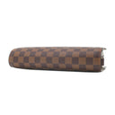 ルイヴィトン LOUIS VUITTON サンルイ N51993 ダミエエベヌ ダミエキャンバス セカンドバッグ ゴールド金具 茶 クラッチ 収納式リストストラップ付き リカラー有