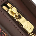 ルイヴィトン LOUIS VUITTON サンルイ N51993 ダミエエベヌ ダミエキャンバス セカンドバッグ ゴールド金具 茶 クラッチ 収納式リストストラップ付き リカラー有