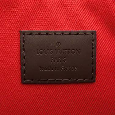 ルイヴィトン LOUIS VUITTON サウス バンク N42230 ダミエエベヌ×レッド ダミエキャンバス ショルダーバッグ ゴールド金具 茶 ショルダー タッセル付き