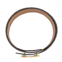 エルメス HERMES コンスタンスH #95 ブルー系 ポロサス #95 ベルト 青 クロコ Hバックル 艶あり