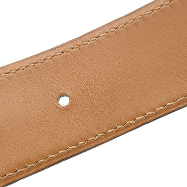 エルメス HERMES コンスタンスH #95 ブルー系 ポロサス #95 ベルト 青 クロコ Hバックル 艶あり