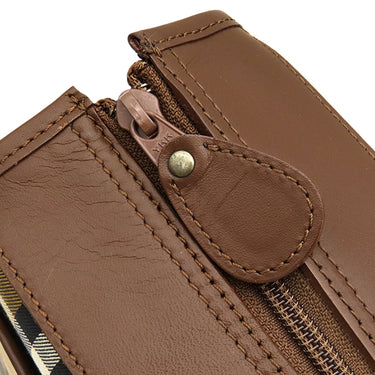 バーバリー BURBERRY ノバチェック シャドーホース ビジネスバッグ ベージュ×ブラウン キャンバス レザー 2WAYバッグ ゴールド金具 ショルダー ブリーフケース