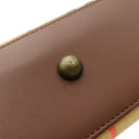 バーバリー BURBERRY ノバチェック シャドーホース ビジネスバッグ ベージュ×ブラウン キャンバス レザー 2WAYバッグ ゴールド金具 ショルダー ブリーフケース