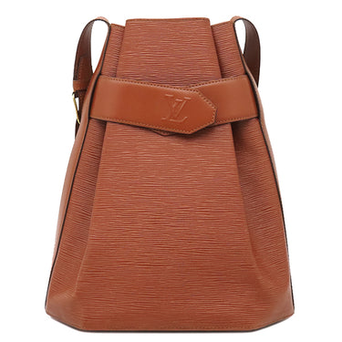 ルイヴィトン LOUIS VUITTON サック デポール GM M80193 ケニアブラウン エピレザー ショルダーバッグ ゴールド金具 茶 ワンショルダー