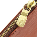 ルイヴィトン LOUIS VUITTON サック デポール GM M80193 ケニアブラウン エピレザー ショルダーバッグ ゴールド金具 茶 ワンショルダー