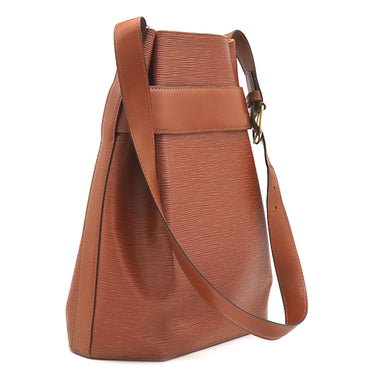 ルイヴィトン LOUIS VUITTON サック デポール GM M80193 ケニアブラウン エピレザー ショルダーバッグ ゴールド金具 茶 ワンショルダー