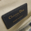クリスチャン・ディオール Christian Dior トロッター サドルバッグ ネイビー キャンバス レザー オブリークジャカード 2WAYバッグ ゴールド金具 総柄 別売りショルダー付