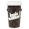 ルイヴィトン LOUIS VUITTON エブリデイLV コーヒーカップ M80812 モノグラム×ホワイト モノグラムキャンバス ショルダーバッグ 茶 ブラウン金具