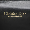 クリスチャン・ディオール Christian Dior トロッター柄 チェーンショルダー バッグ ブラック キャンバス レザー ショルダーバッグ ゴールド金具 総柄 チェーンバッグ