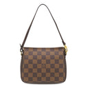 ルイヴィトン LOUIS VUITTON トゥルース メイクアップ N51982 ダミエエベヌ ダミエキャンバス ポーチ ゴールド金具 茶 アクセサリーポーチ