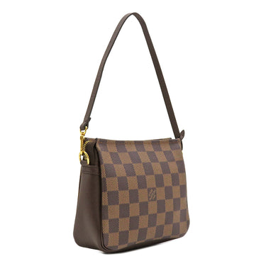 ルイヴィトン LOUIS VUITTON トゥルース メイクアップ N51982 ダミエエベヌ ダミエキャンバス ポーチ ゴールド金具 茶 アクセサリーポーチ