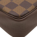 ルイヴィトン LOUIS VUITTON トゥルース メイクアップ N51982 ダミエエベヌ ダミエキャンバス ポーチ ゴールド金具 茶 アクセサリーポーチ
