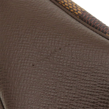 ルイヴィトン LOUIS VUITTON トゥルース メイクアップ N51982 ダミエエベヌ ダミエキャンバス ポーチ ゴールド金具 茶 アクセサリーポーチ