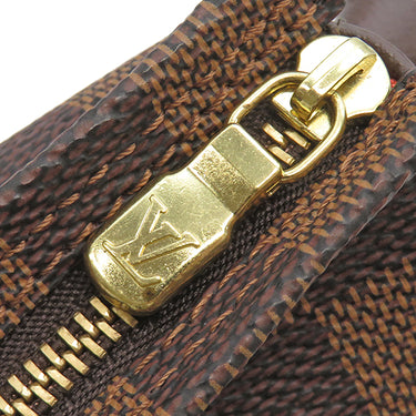 ルイヴィトン LOUIS VUITTON トゥルース メイクアップ N51982 ダミエエベヌ ダミエキャンバス ポーチ ゴールド金具 茶 アクセサリーポーチ