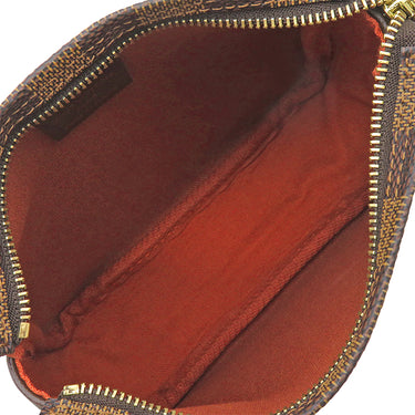 ルイヴィトン LOUIS VUITTON トゥルース メイクアップ N51982 ダミエエベヌ ダミエキャンバス ポーチ ゴールド金具 茶 アクセサリーポーチ
