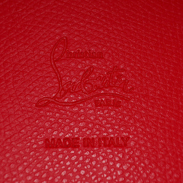 クリスチャンルブタン Christian Louboutin By My Side バケットバッグ 3235080 ブラック カーフ ショルダーバッグ ガンメタル金具 黒 赤 巾着 ショルダー CLロゴ