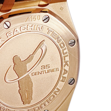 腕時計 オーデマピゲ AUDEMARS PIGUET ロイヤルオーク クロノグラフ サチン テンドルカール 26161OR.OO.D088CR.01 自動巻き メンズ K18RG 限定