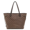 ルイヴィトン LOUIS VUITTON ネヴァーフル MM N40599 スリーズ ダミエキャンバス トートバッグ ゴールド金具 茶 赤 トート