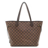 ルイヴィトン LOUIS VUITTON ネヴァーフル MM N40599 スリーズ ダミエキャンバス トートバッグ ゴールド金具 茶 赤 トート