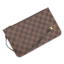 ルイヴィトン LOUIS VUITTON ネヴァーフル MM N40599 スリーズ ダミエキャンバス トートバッグ ゴールド金具 茶 赤 トート