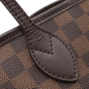 ルイヴィトン LOUIS VUITTON ネヴァーフル MM N40599 スリーズ ダミエキャンバス トートバッグ ゴールド金具 茶 赤 トート