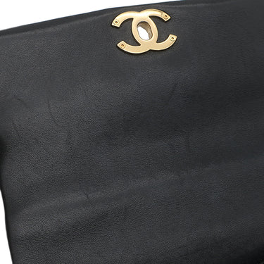シャネル CHANEL マトラッセ ミニ チェーン AS4972 ブラック ラムスキン ショルダーバッグ ゴールド金具 3連 3重 リペア有
