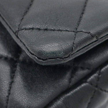 シャネル CHANEL マトラッセ ミニ チェーン AS4972 ブラック ラムスキン ショルダーバッグ ゴールド金具 3連 3重 リペア有