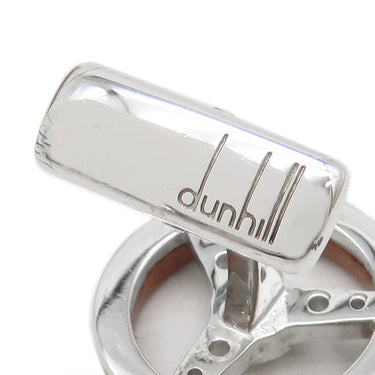 ダンヒル dunhill ハンドル ブラウン×シルバー シルバー925 カフス スターリングシルバー